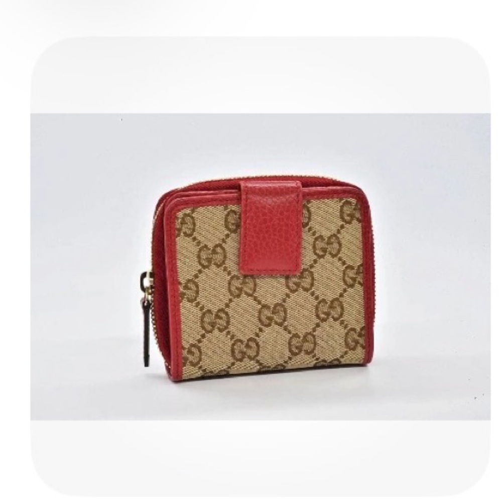 Gucci Beige and Red Women's Wallet